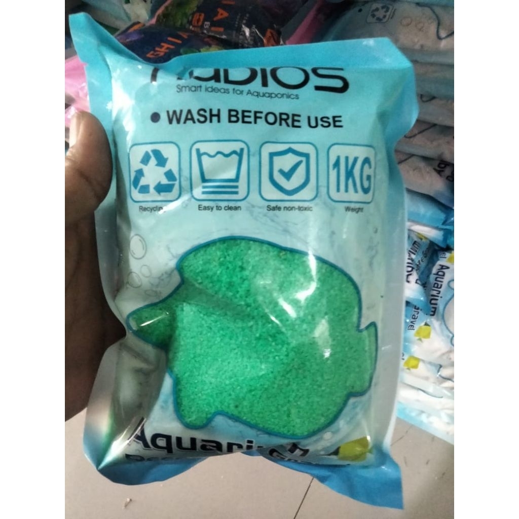 Pasir warna aquarium / air terjun / aquascape