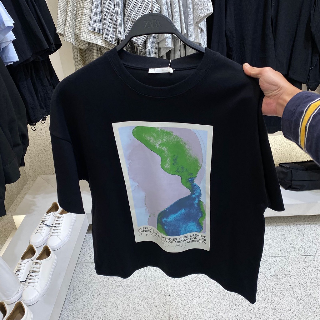 Jastipp. Tshirt Oversize Zara (Man)