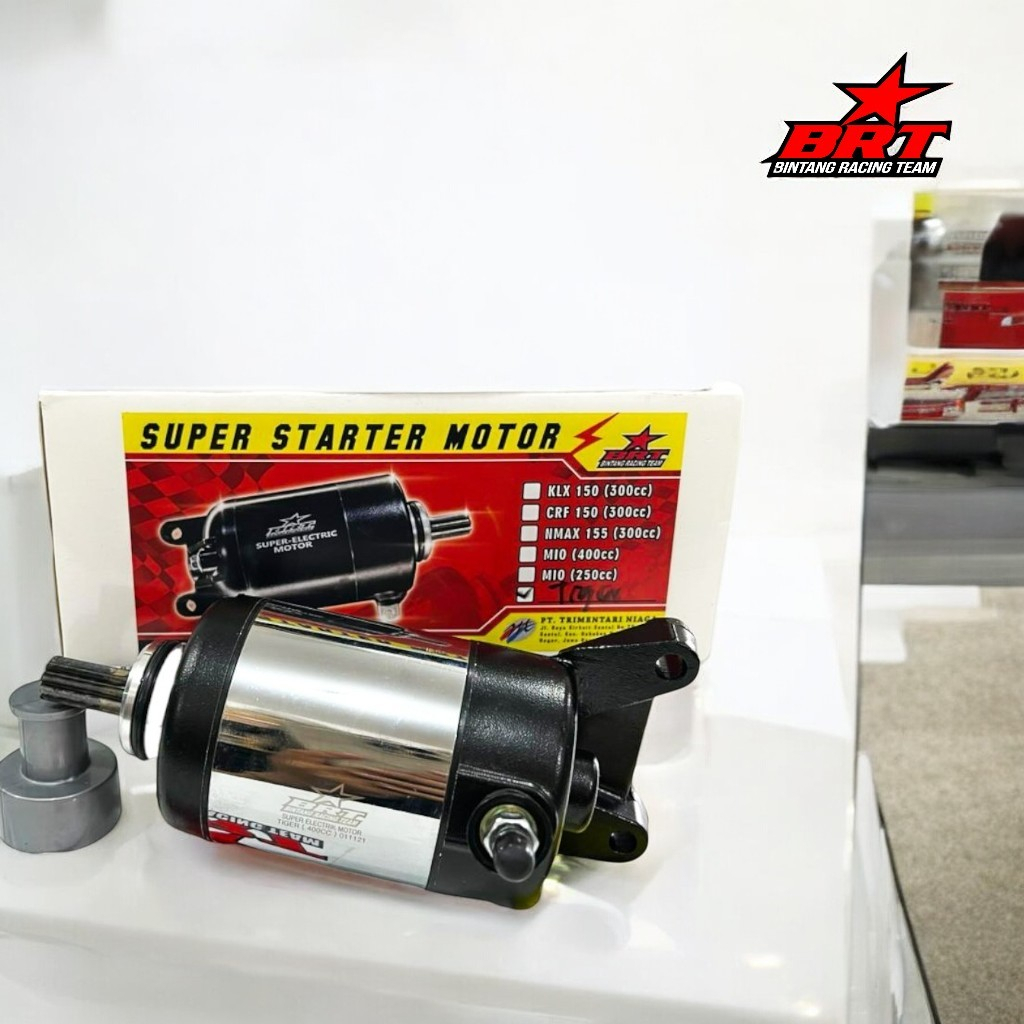 GHIO MOTOR - DINAMO STARTER BORE UP BRT TIGER GL PRO GL MAX MEGAPRO CB100 400cc STATER (FREE BAJU+ST
