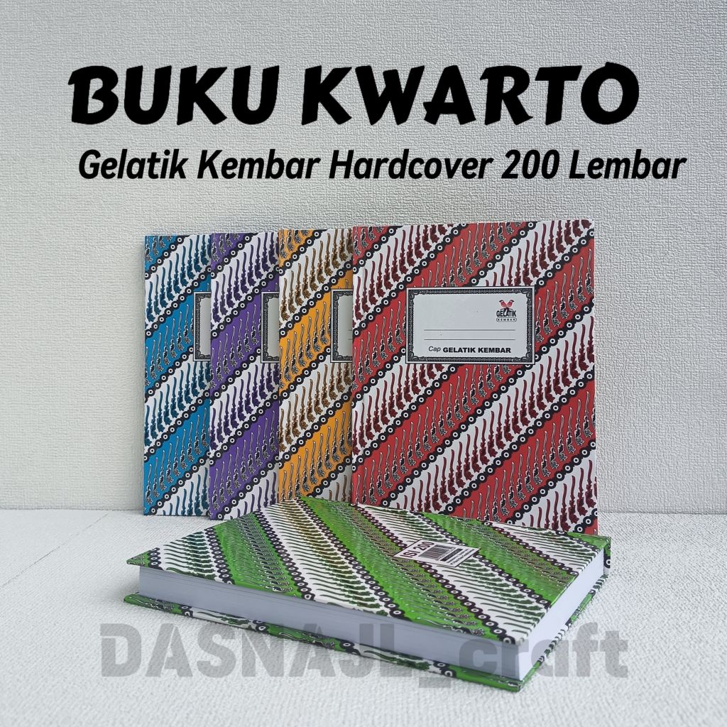 

( 1 pcs ) Buku Kwarto Gelatik Kembar 200 Lembar Buku Batik 200 Lembar Buku Kwarto Buku Gelatik Buku Hardcover