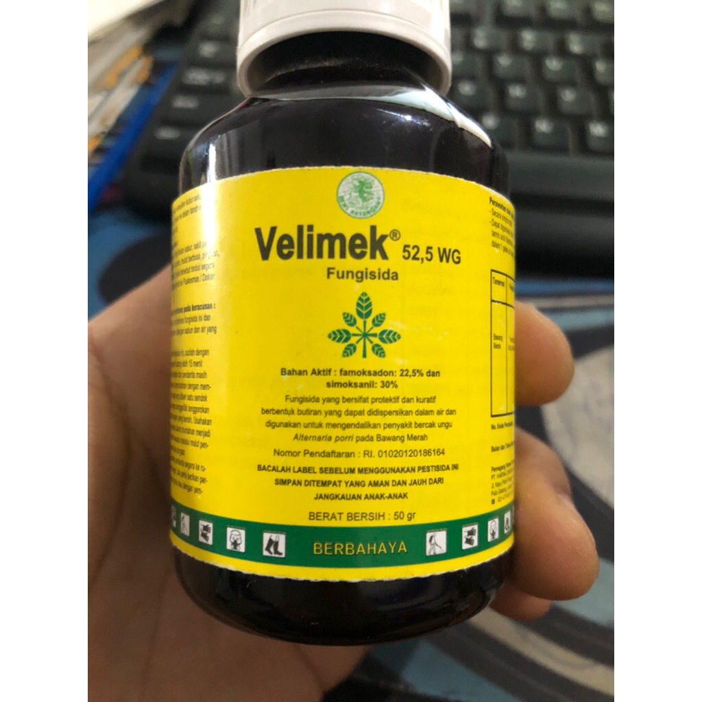 FUNGISIDA VELIMEK 52,5 WG FAMOKSADON 22.5% SIMOKSANIL 30% 50gram