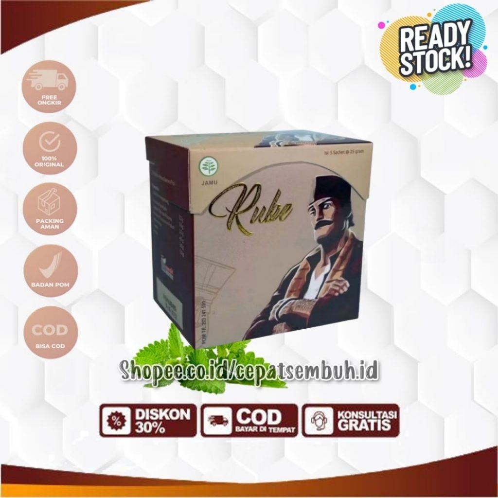 

Kopi Rube 1 Box 5 Sachet Original - Kopi Rube Stamina Pria Bpom Halal Trust