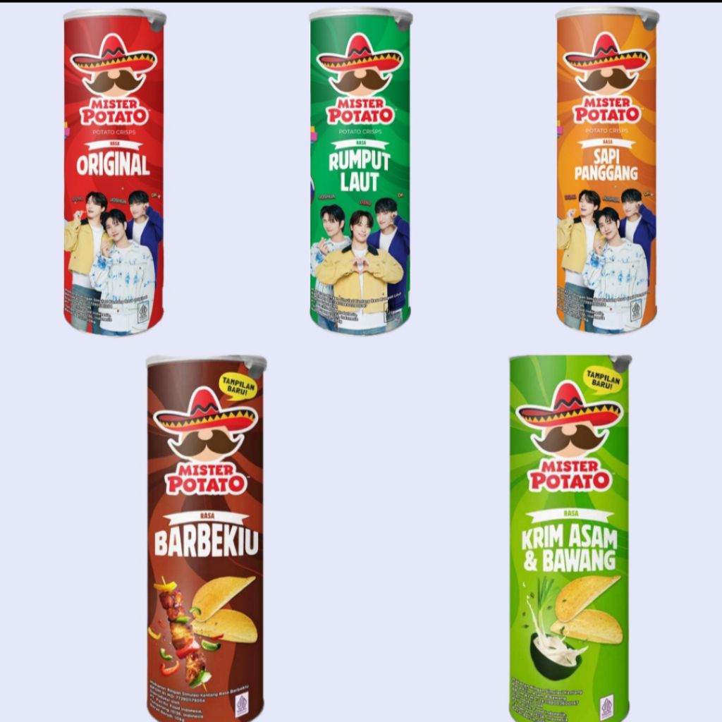 

MISTER POTATO CEMILAN KERIPIK KENTANG KEMASAN KALENG 106 GR