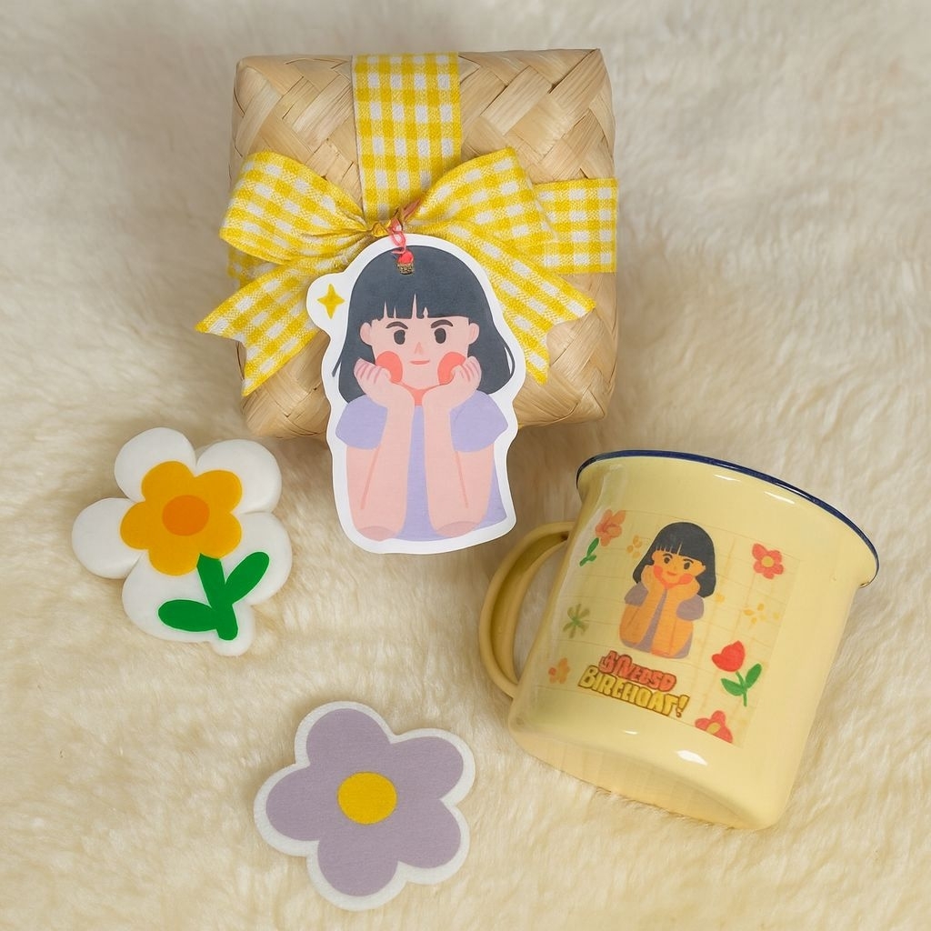 Gelas Enamel Jadul / Cangkir Enamel Jadul / Cangkir Custom / Gelas Custom / Souvenir / Kado Ulang Ta