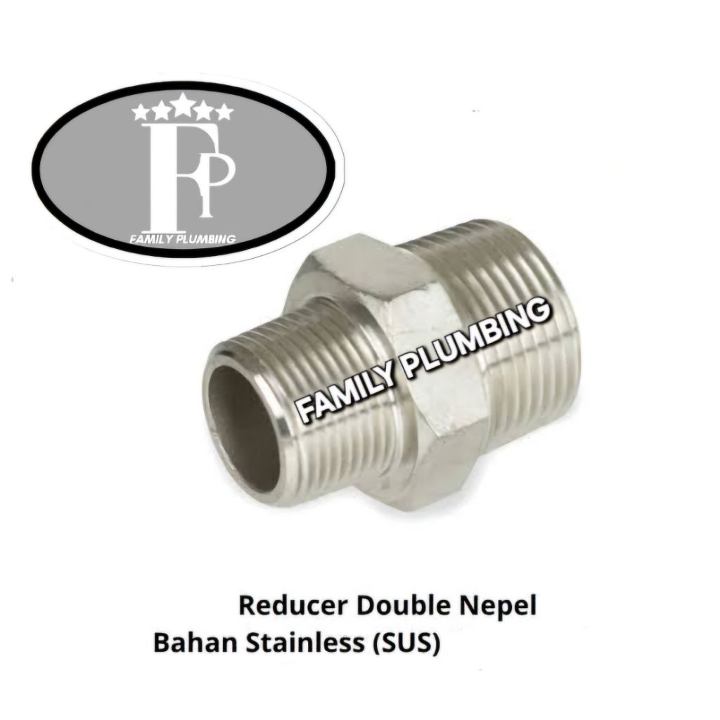 REDUCER DOUBLE NEPLE REDUSER REDUCED REDUCING DABEL DOBEL NEPEL NIPPLE NEPLE SOK SOCK DRAT LUAR BESI