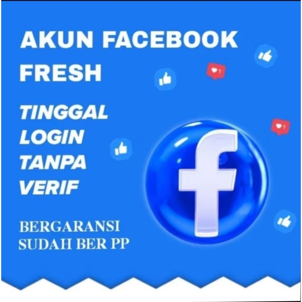 akun Facebook fresh uid sudah ada foto profil bergaransi