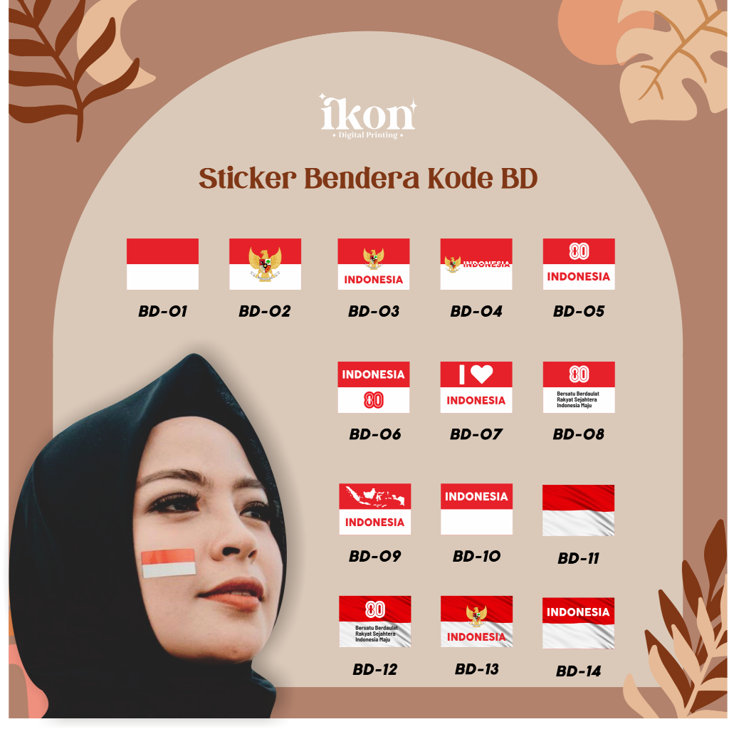 

[100PCS] STIKER BENDERA / STICKER KEMERDEKAAN / STIKER INDONESIA / STIKER BENDERA PIPI TERMURAH