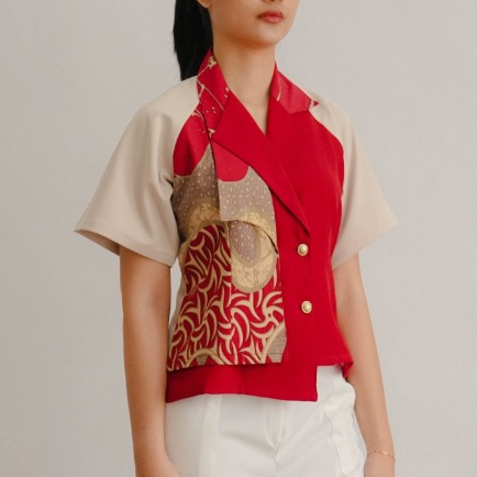 Atasan Batik Wanita - Melvee Batik - Nusantara - Annika Top