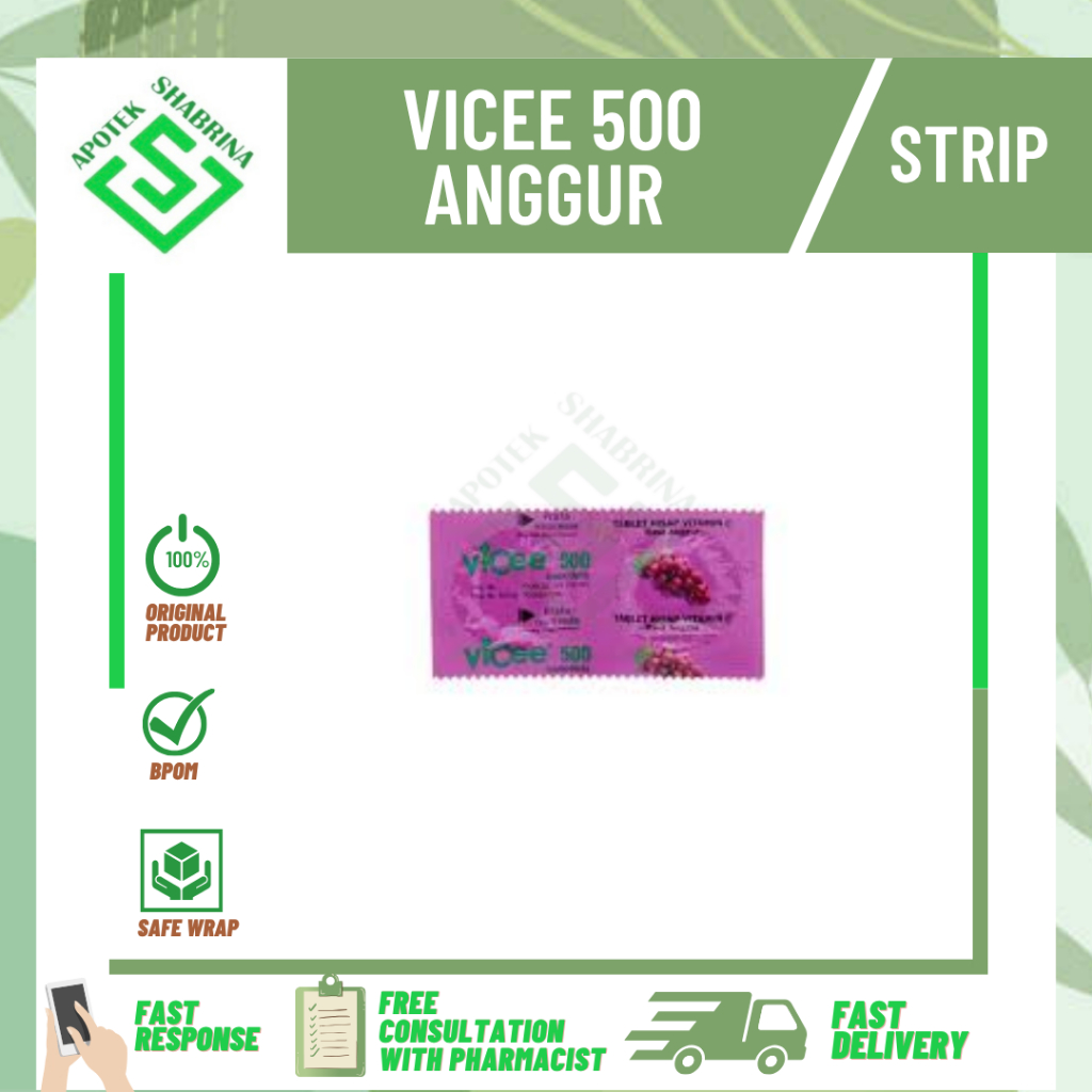 Vicee 500 Anggur/vitamin/strip