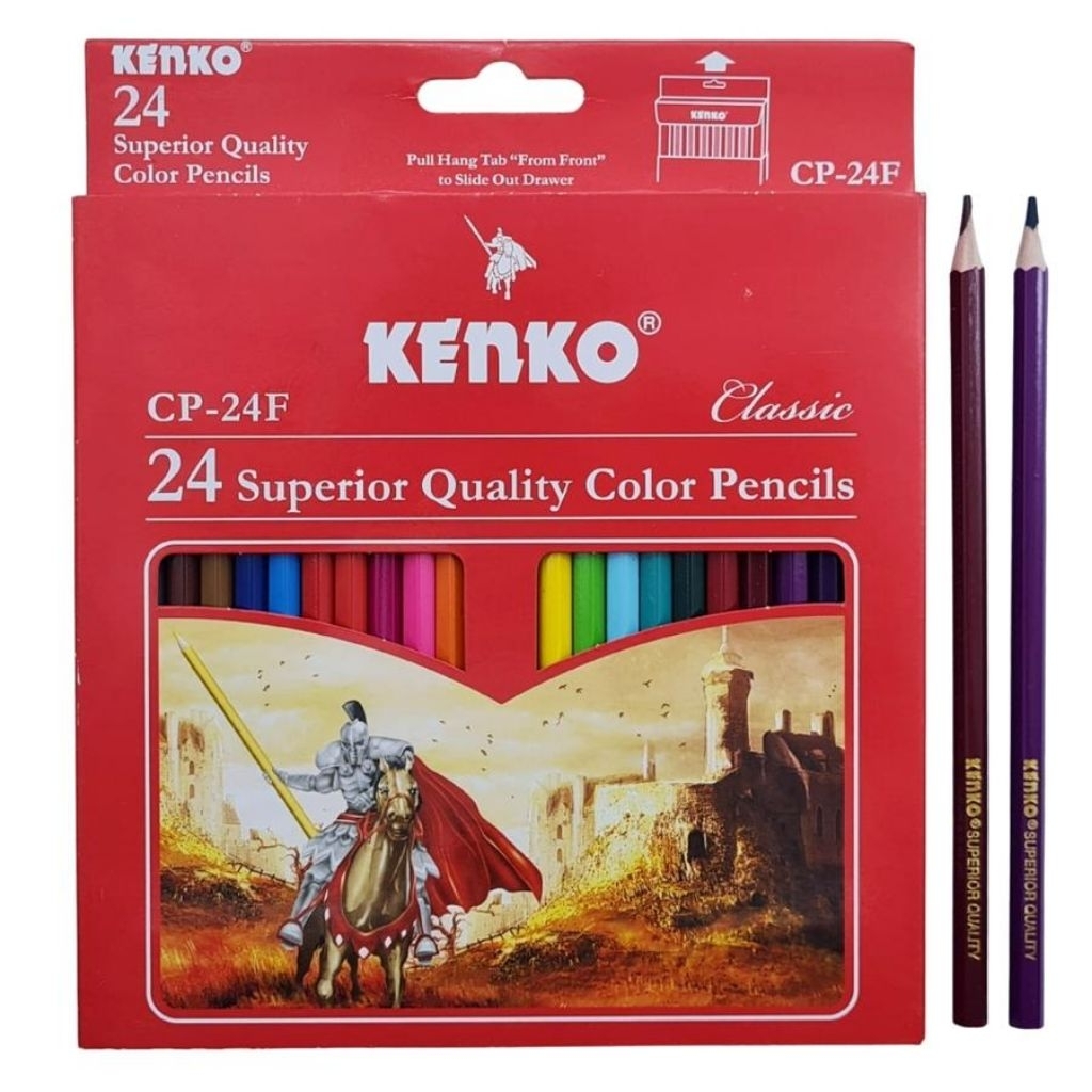 

PENSIL 24 WARNA KENKO CP-24F / PENSIL WARNA 24 WARNA KENKO CP 24F