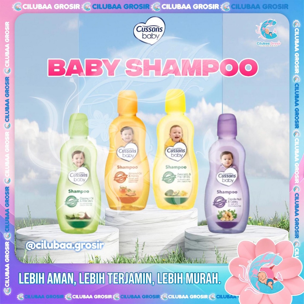 Cussons Baby Shampoo 50+50mL & 100+100mL || Cussons Shampoo Rambut Bayi || Vitamin rambut Bayi