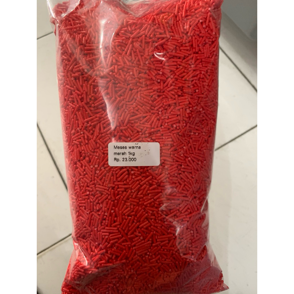 

Meses Warna Merah Repack 1kg, 500g, 250g
