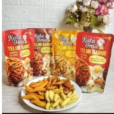 

KataOma snack Telur gabus Balado,Gula Aren, Cheddar 50gr