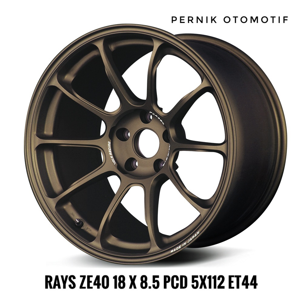 RAYS ZE40 18 x 8.5 PCD 5/112 Bronze Velg Ring 18 R18 Volk Racing Original Japan