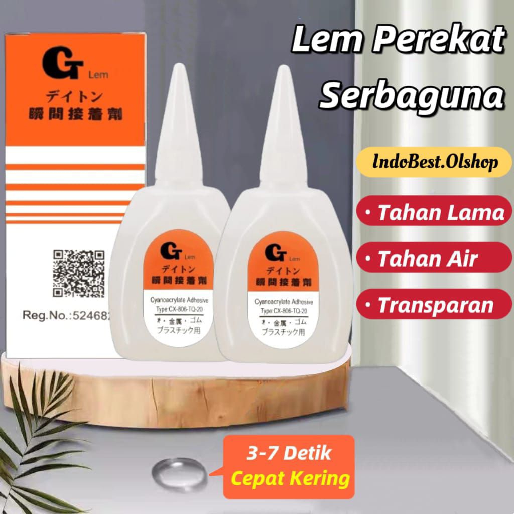 

Lem Tetes Lem Korea Serbaguna Lem Kayu Besi Multifungsi