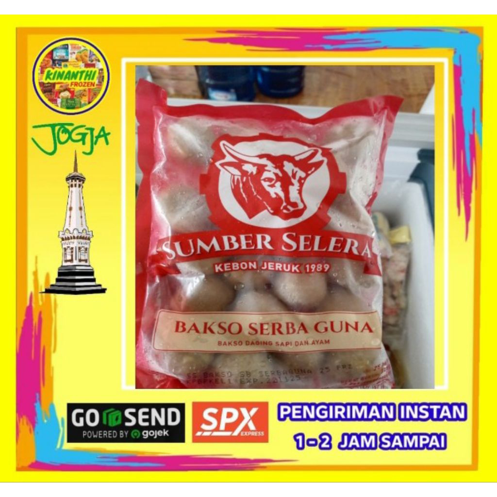 

Bakso sumber selera sapi isi 25, Jogja Frozen