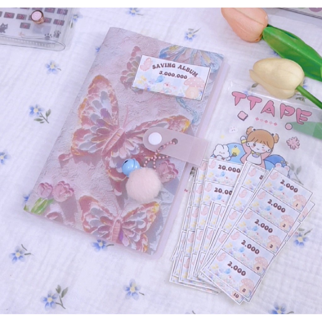 paket saving album saving album gratis stiker saving album untuk menabung