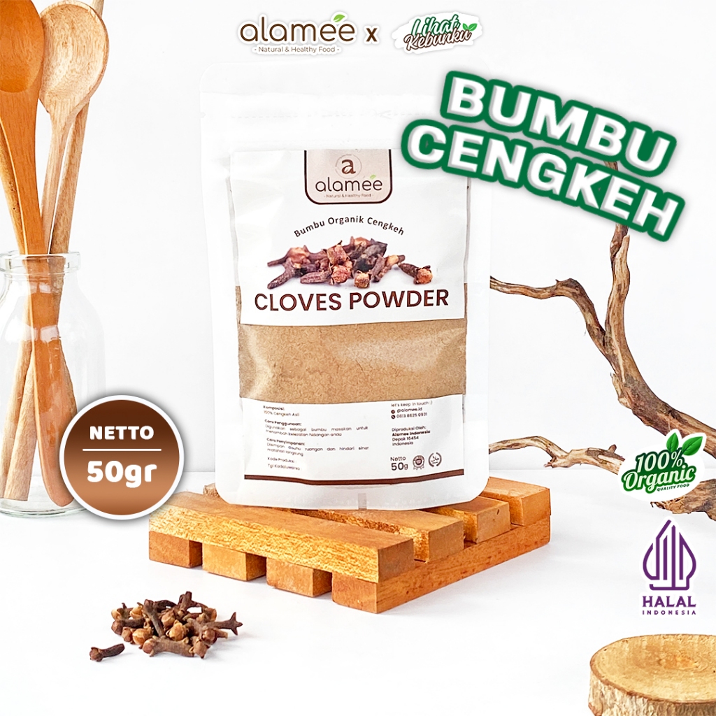 

ALAMEE Bubuk Cengkeh Clove Powder Ground Spice Murni Asli Bumbu Organik 50 Gram LIHAT KEBUNKU