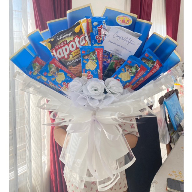 

Ready instan Buket Snack - Bouket snack besar bouquet hampers wisuda