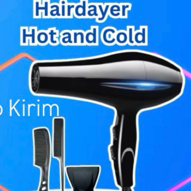 Hair Dryer Travel Portable ION NEGATIF Hair Drayer Bluray Anion 850 W Low Watt