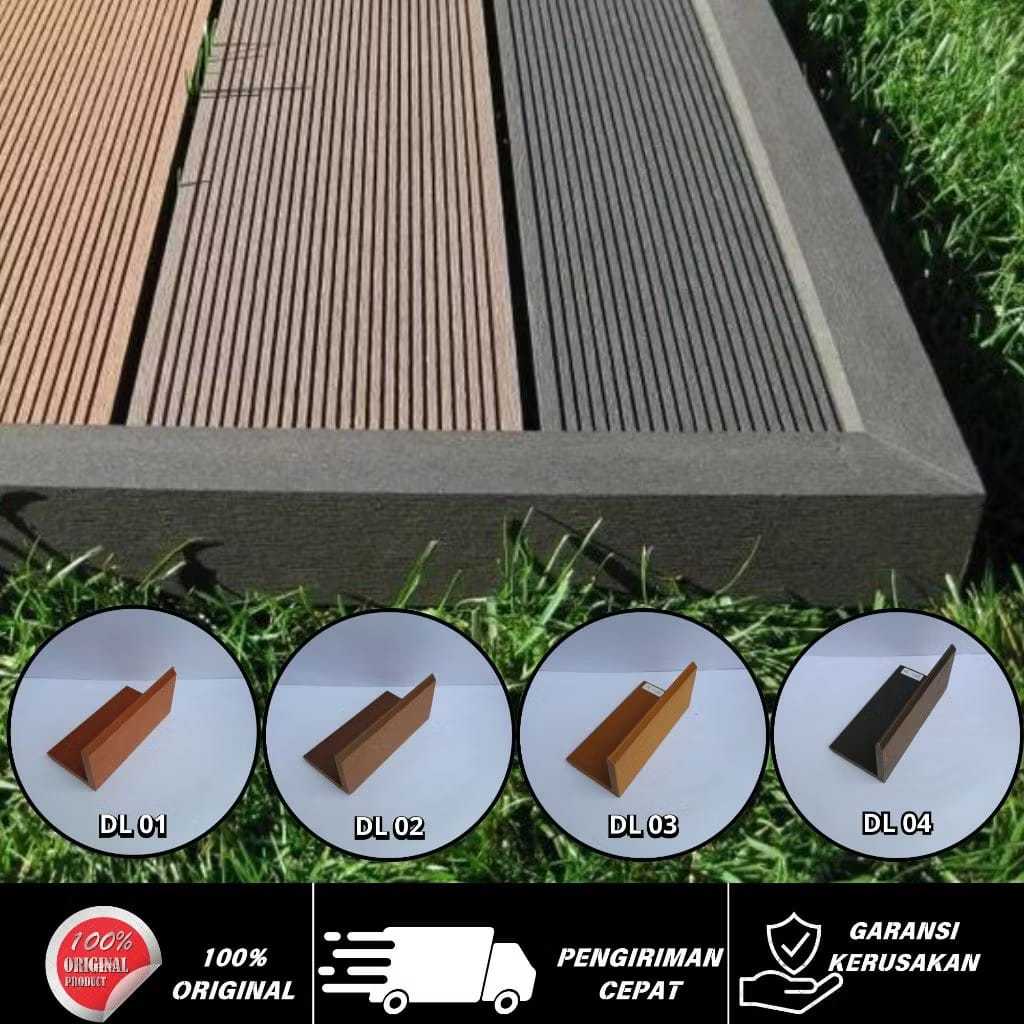 Accesories WPC Decking / Penutup Pagar Rumah Kekinian / List samping Decking Side