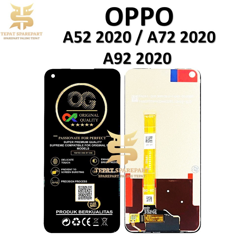 LCD TOUCHSCREEN OPPO  A52 2020 / A72 2020 /  A92 2020  ORIGINAL 100% FULLSET