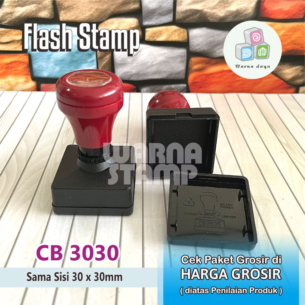 

Gagang Stamp Flash 3030 mm Paket 5 - 100 Biji / Gagang Stamp Flash Sama Sisi / Hanya Gagang Saja