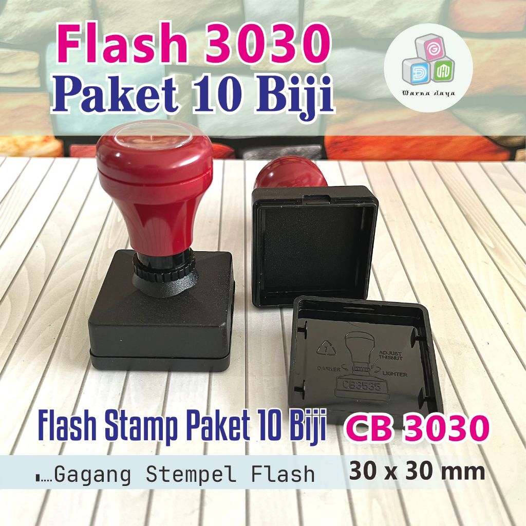 

Gagang Stamp Flash 3030 mm Paket 10 Biji / Gagang Stamp Flash Sama Sisi / Hanya Gagang Saja