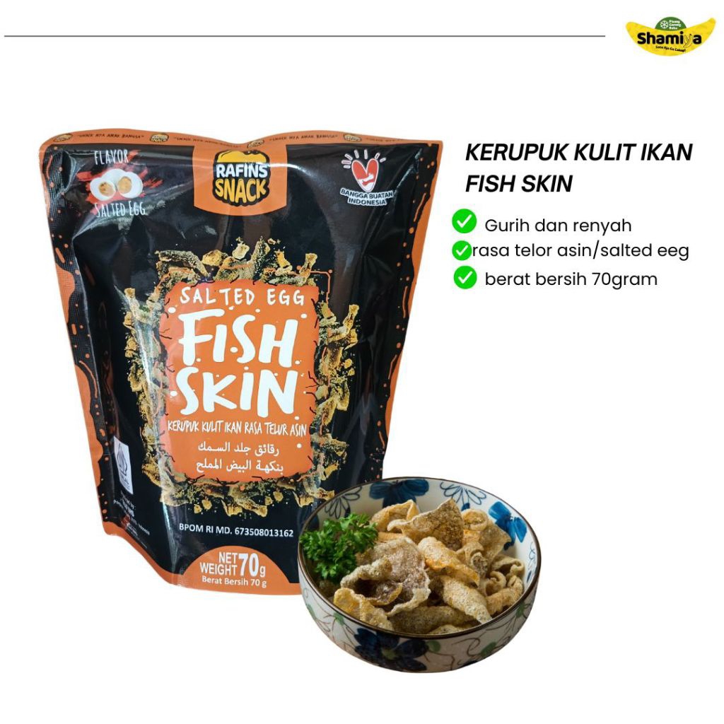 

KERUPUK KULIT IKAN SALTED EGG 70GRAM