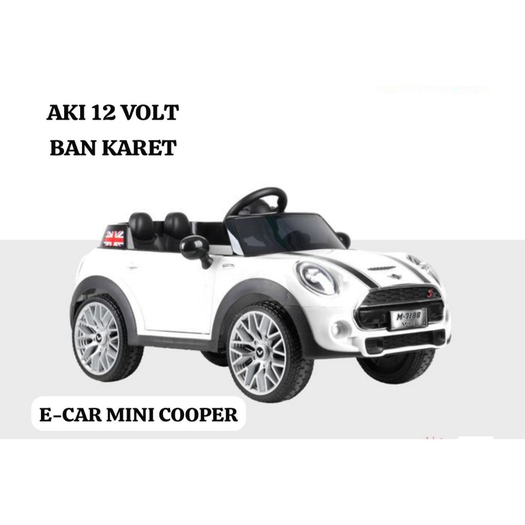 BATAM Mobil Aki Anak PMB MINI COOPER Ban Karet Mainan Mobil Aki
