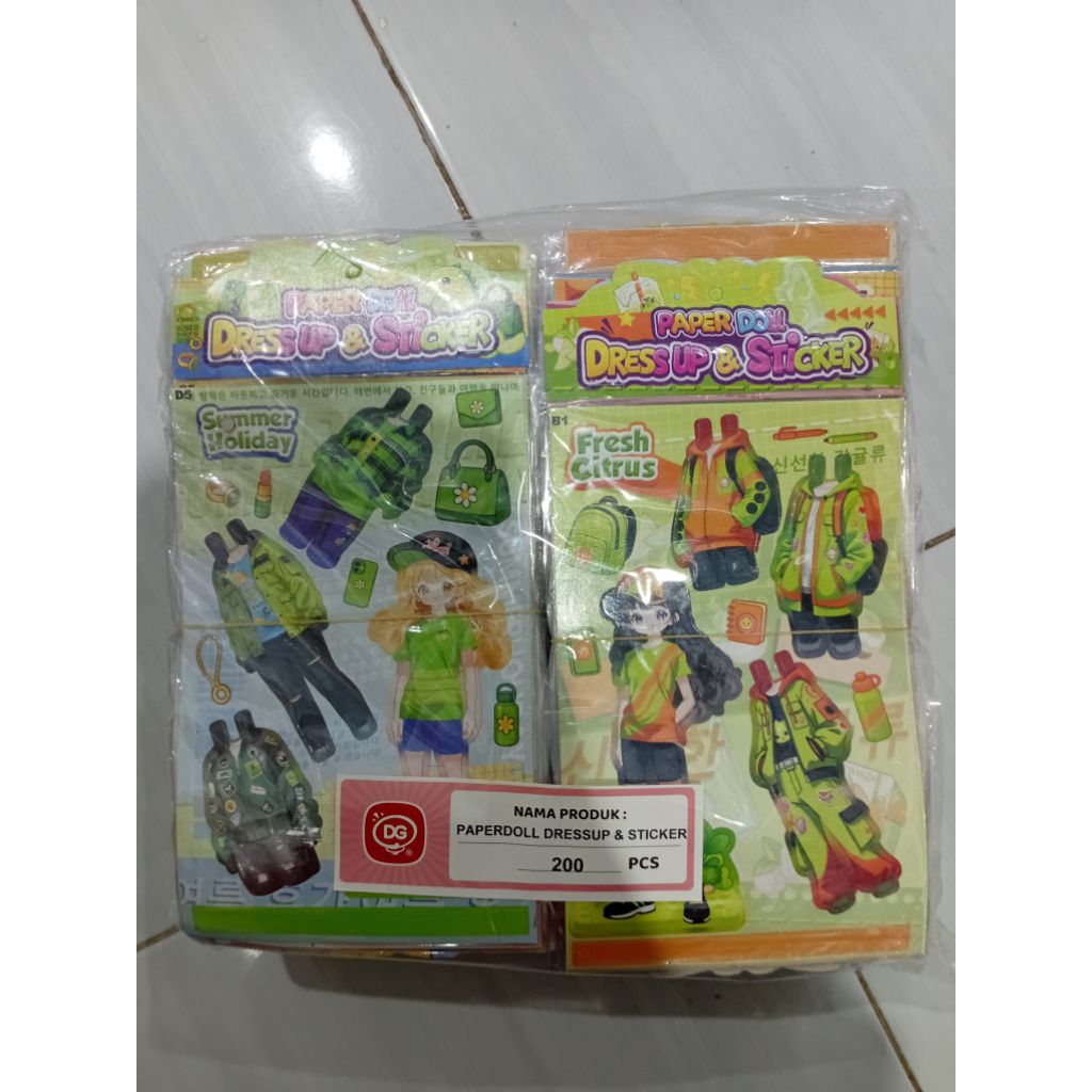DG PAPERDOLL / mainan bp anak jadul
