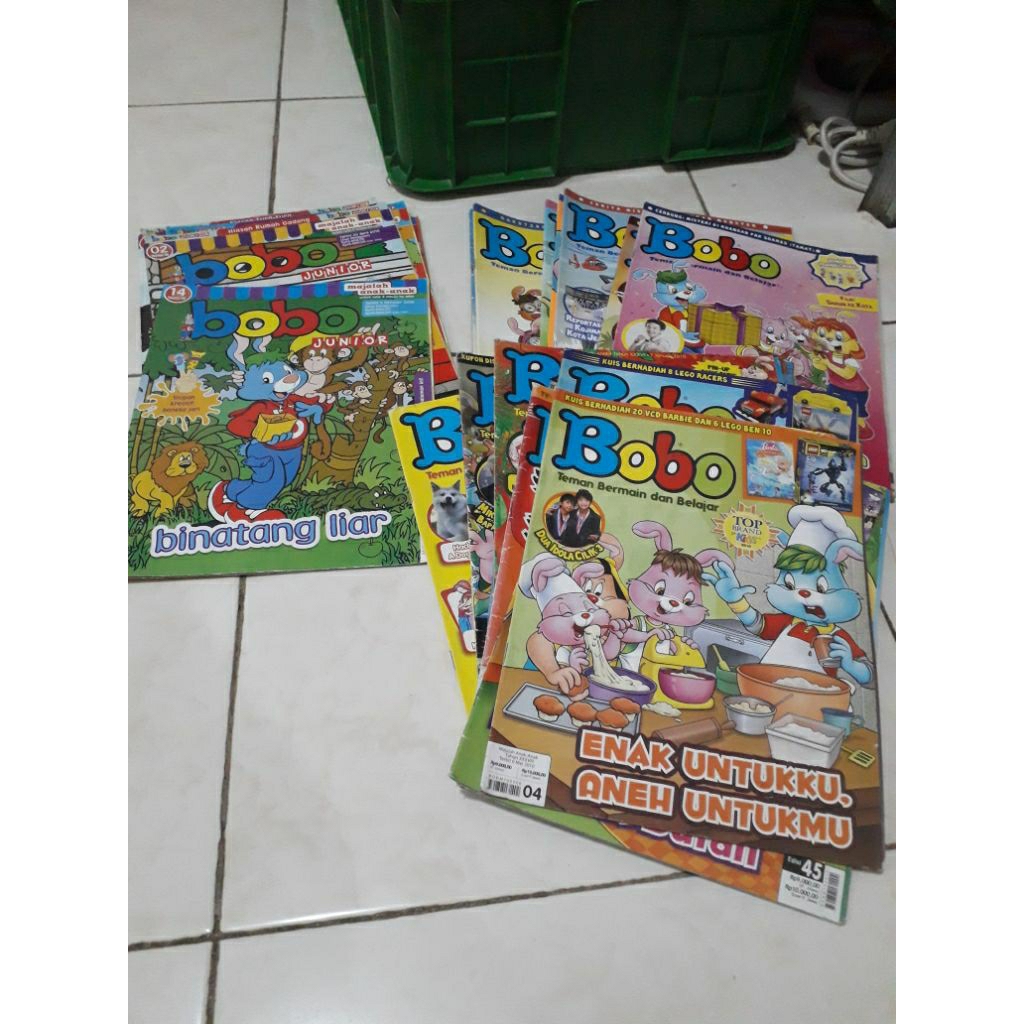 Majalah BOBO & BOBO JUNIOR Bekas Cabutan - Tahun 2010 ke Atas