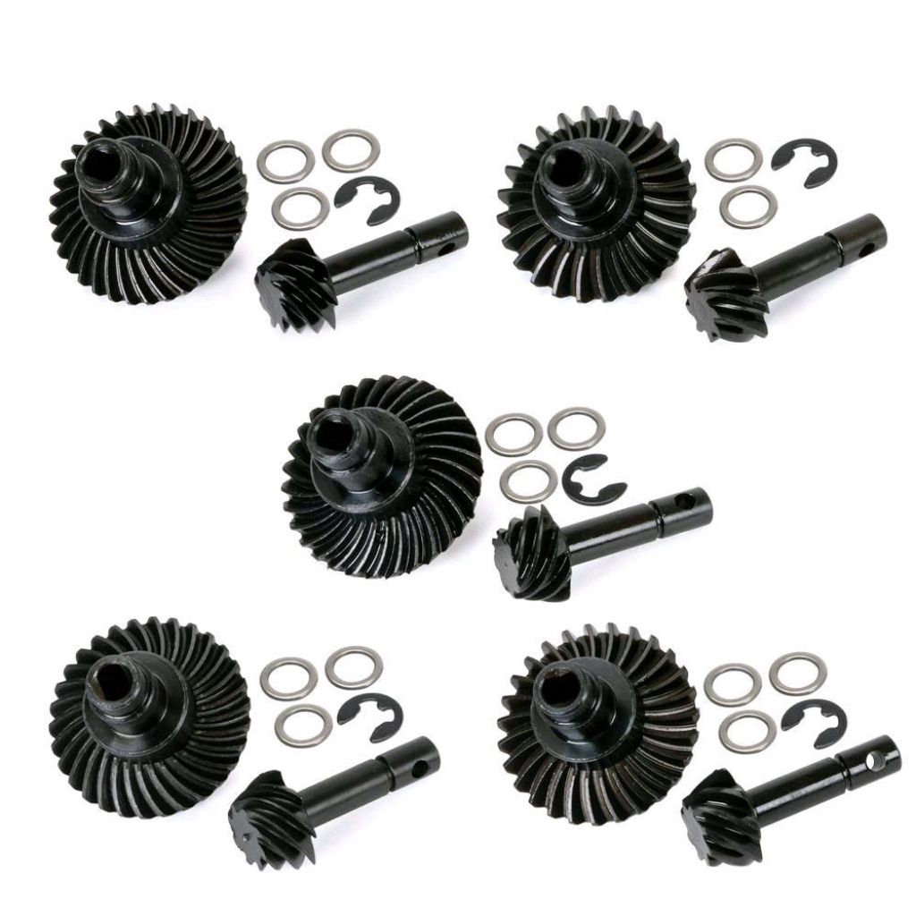 Reverse / Forward Metal Gear Pinion Bevel Gear 8T - 24T/ 27T/ 30T/ 33T Rc Axial scx10 II 1/10 Bevel 