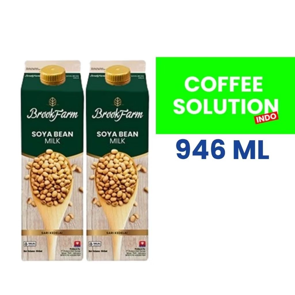 

TERMURAH!!! BROOKFARM SOYA BEAN MILK 946ML