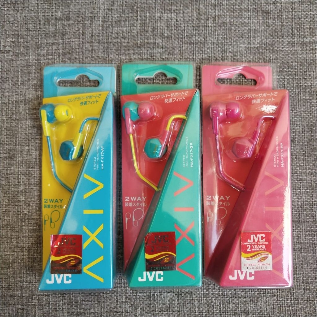 Earphone JVC HA FX17 Headset Original