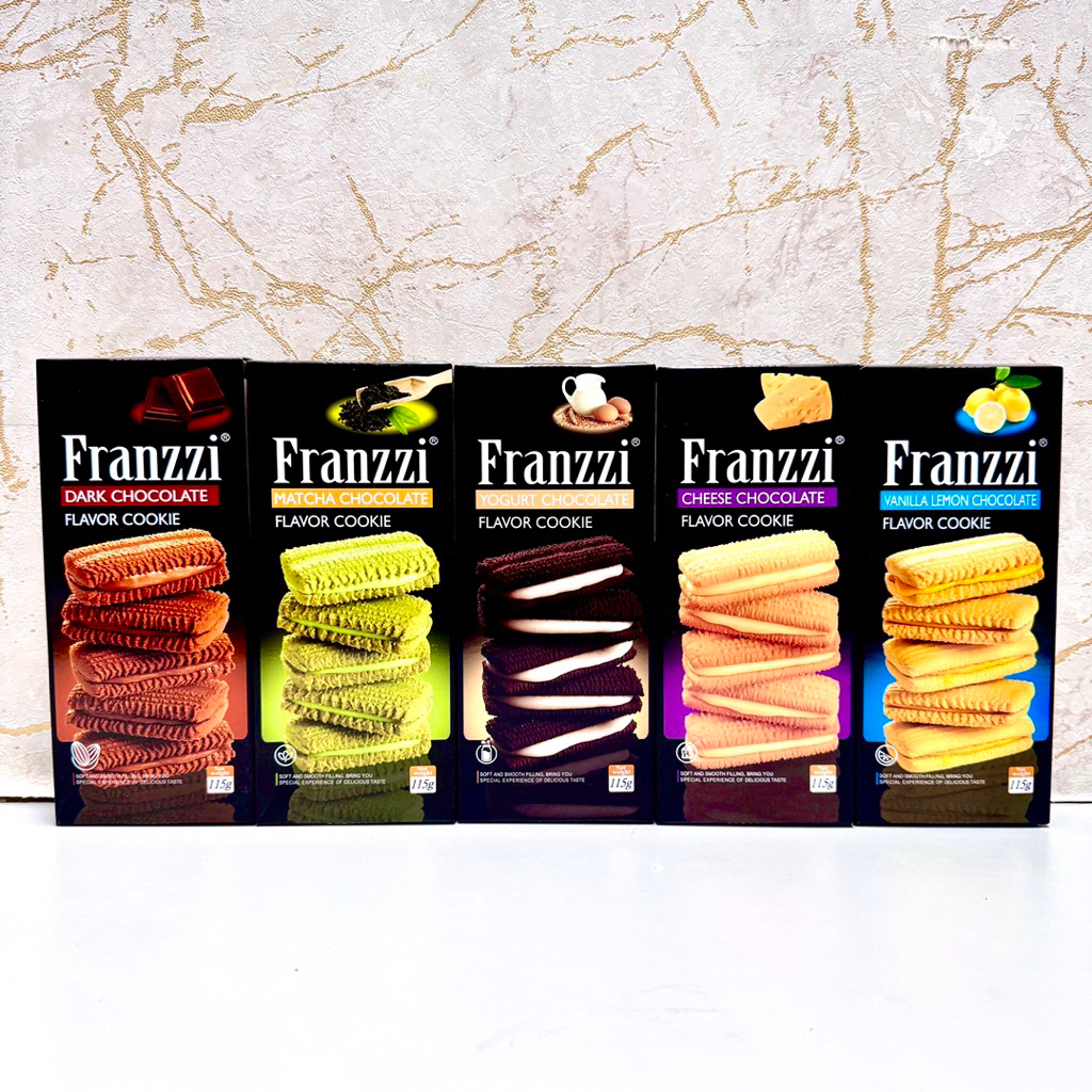 

Franzzi Cookie Matcha Yogurt Chocolate Lemon Coconut Latte Cookies Biskuit