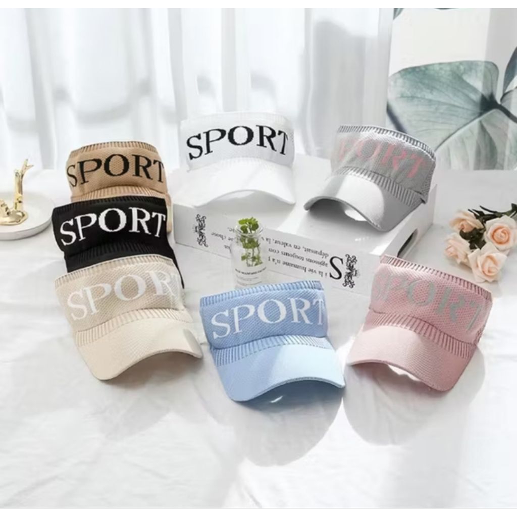 Ruby Naboya - Topi Baseball Cap SPORT Summer Hat Female Korean Unisex Topi Baseball Sport