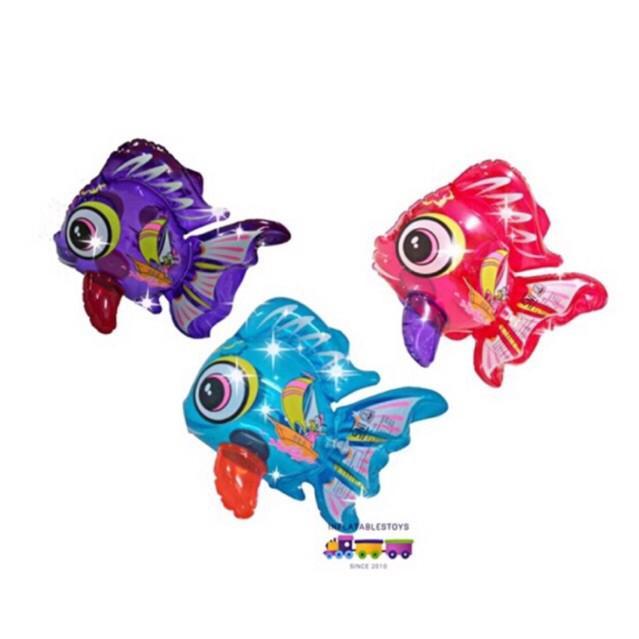 PROMO Mainan Balon Anak Ikan KOKI Ikan Mas / Mainan Ikan Mas Koki  / Mainan Balon Tiup Ikan / Mainan