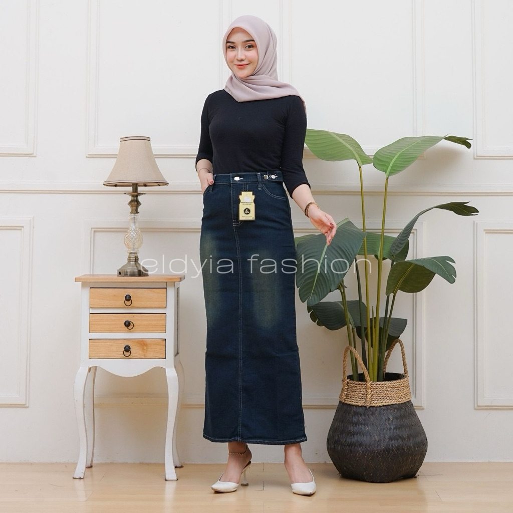 Highwaist Rok Jeans Rok Jeans Skirt Theana