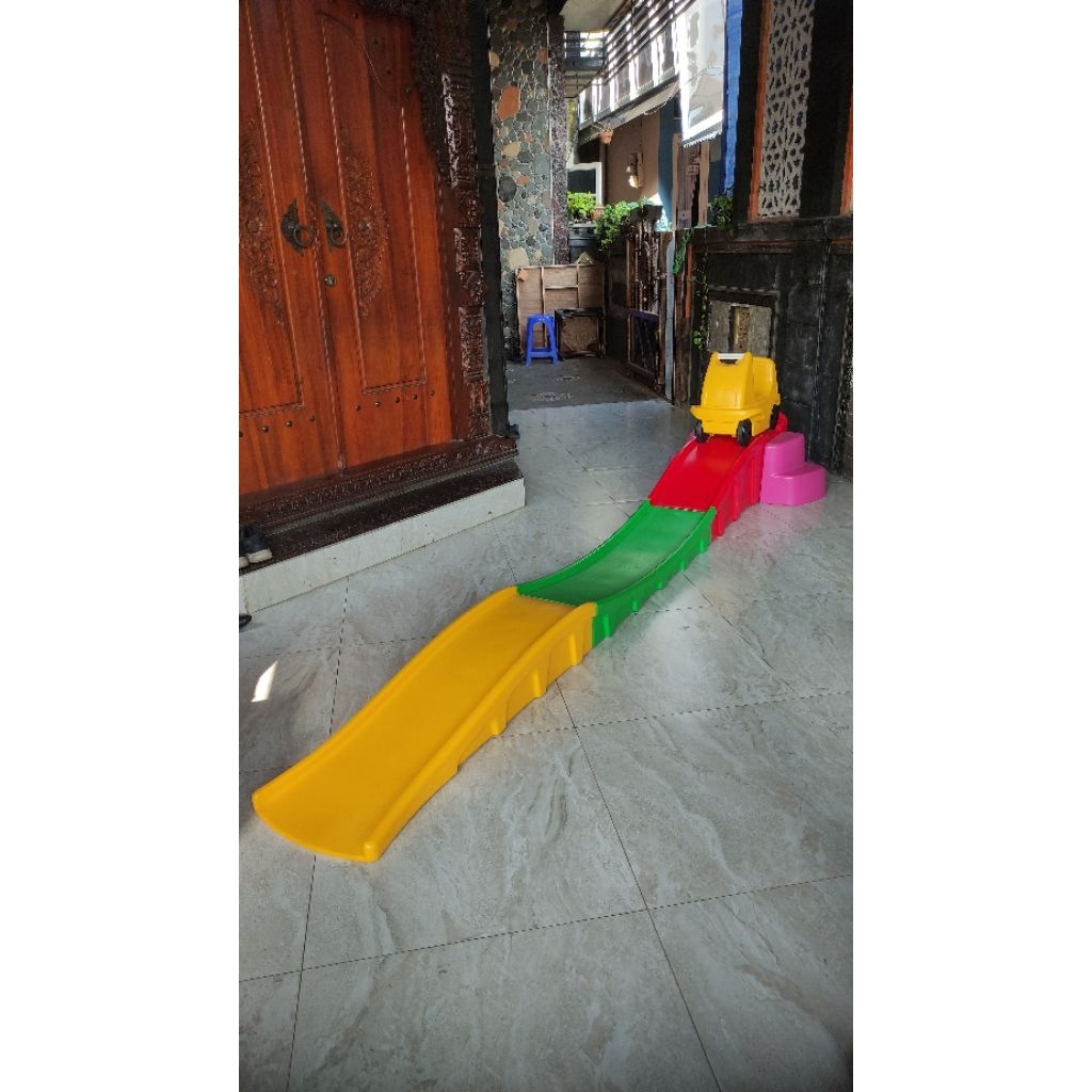 MURAH PASO WONDERFULL RIDE ROLLER COASTER MOBIL PEROSOTAN SELUNCURAN MAINAN ANAK PRELOVED LITTLE TIK