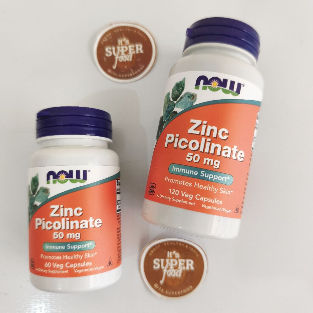 Zinc Picolinate Now Foods 100% Original