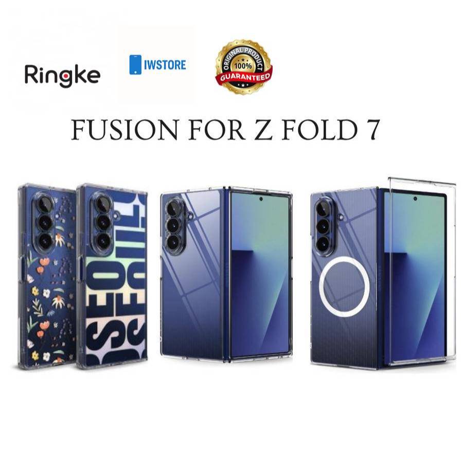 Ringke Fusion Hybrid Magnetic Magsafe Ultra Thin casing design for samsung galaxy z fold 7