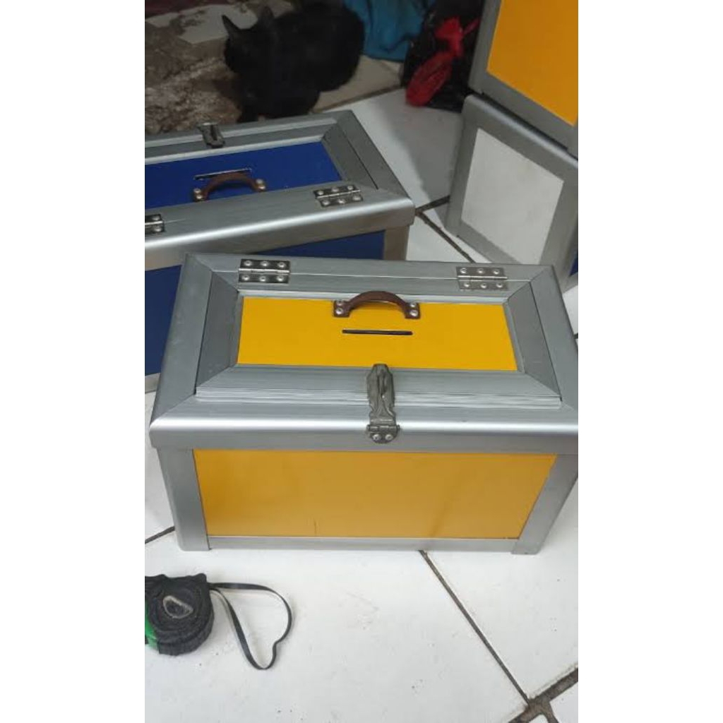 kotak infak/kotak amal alumunium