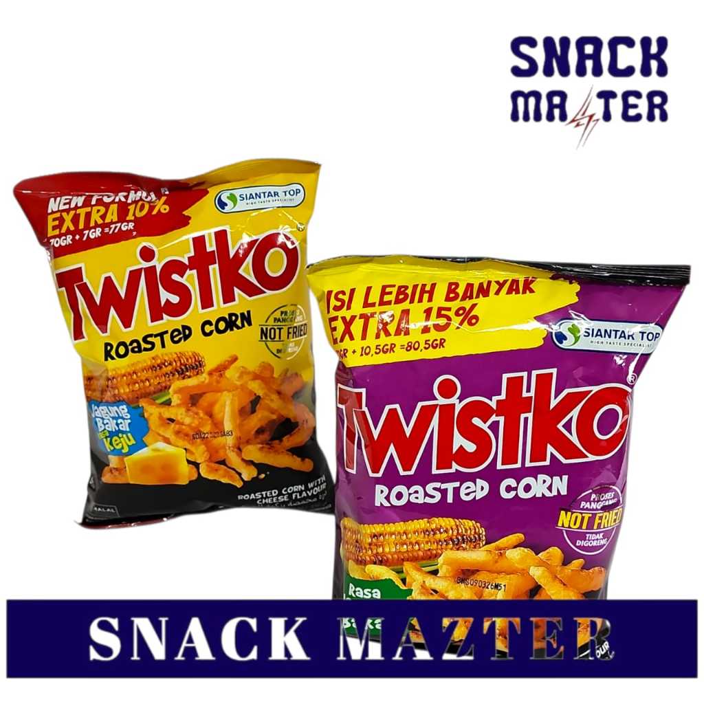 

Twistko Snack Jagung Jumbo - Netto 70 gr