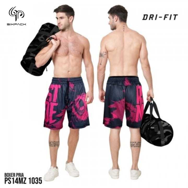 Celana Pendek/Boxer Cowok Bahan Drifit by Sixpack