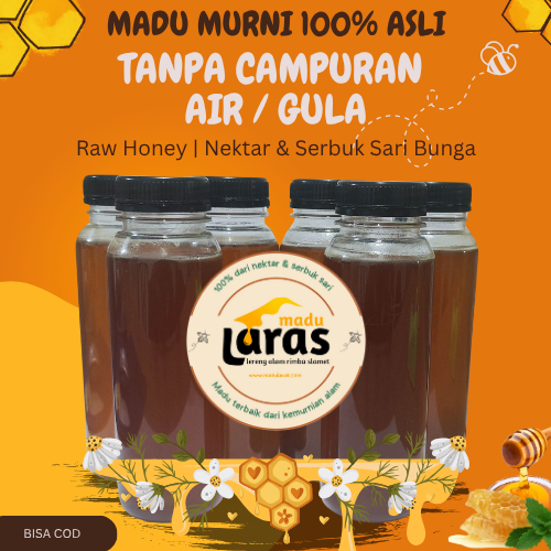 

Madu Asli 100% Tanpa Campuran | Madu Murni Nektar Serbuk Sari Bunga Dorsata Cerana