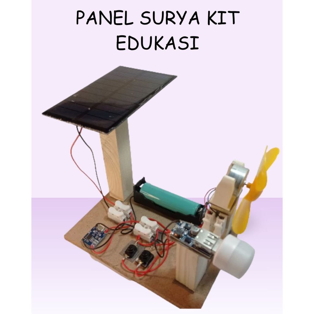 Kit Panel Surya Alat Praktik IPA Pembangkit Listrik Tenaga Matahari