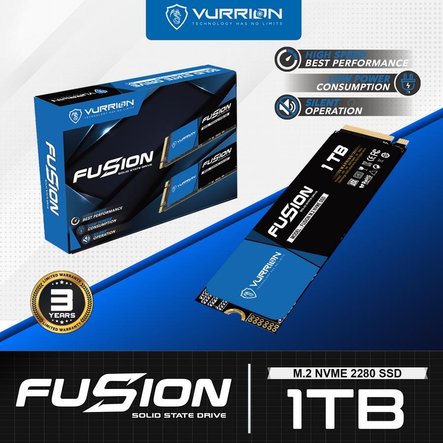 SSD Vurrion Fusion 1TB M.2 NVME Gen 3