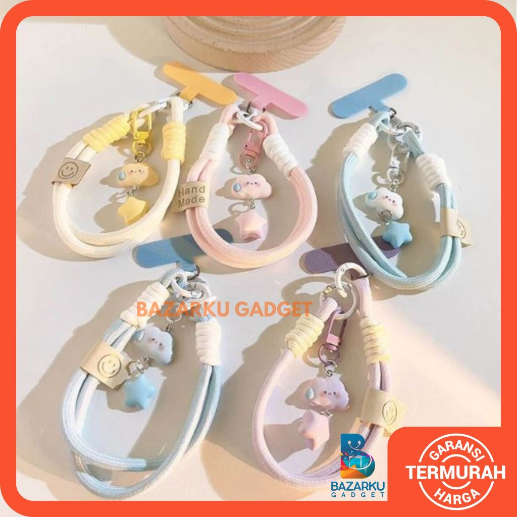 Strap HP Cloud Star Tali HP Pendek Gantungan Hp Strap Handphone