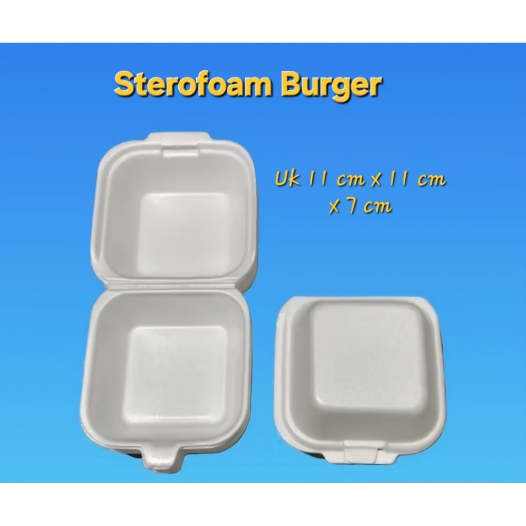 Sterofoam/Styrofoam Burger/Hamburger